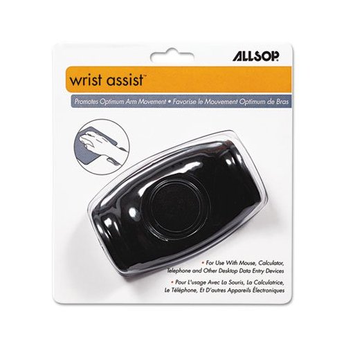 Wrist Assist Memory Foam Ergonomic Wrist Rest, Black, Sold as 1 Each