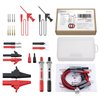 Proster Multimeter Test Lead 24pcs Electrical Multitester Leads Multimeter Probe Alligator Clips Replaceable Volt Clamp Meter Leads Electronic Test Lead