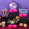 70s Party Decorations Back to 70s Honeycomb Centerpieces Party Decorations 70s Disco Party Favors Throwback 70's Boogie Party Centerpieces Table Toppers Decors for 70s Nostalgic Party Supplies