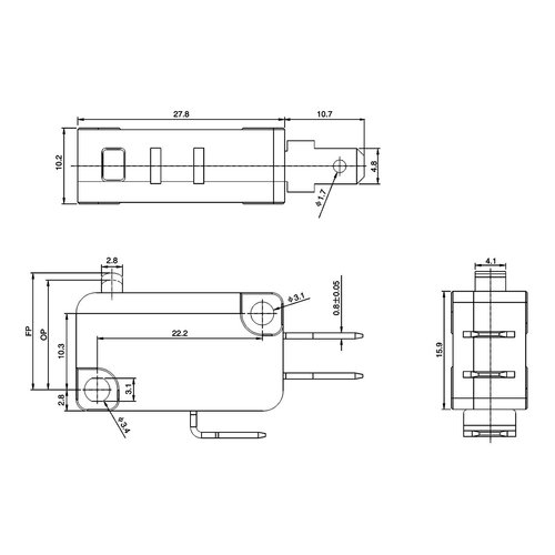 EZGO Accelerator Micro Switch (1994-up) PDS/DCS w/ Golf Cart ITS Pedal Box
