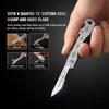 ITOKEY Folding Scalpel Knife, Scalpel Pocket Knife, Scalpels Surgical with 10pcs #23 Replaceable Razor Blades, Bottle Opener, EDC Utility Knives, Small Keychain Knives for Men Outdoor Skinning