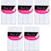 5 Sheets 240 Pcs White French Manicure Nail Art Stickers Strips, Guide Stickers Moon Shape Design Self-Adhesive Nail Sticker Tips for Manicure Decoration DIY Tools Stickers and Decals