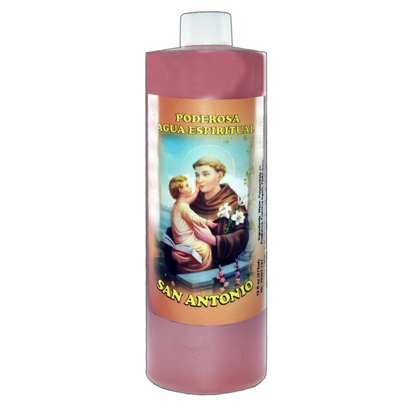1 BOTTLE SAINT ANTHONY SPIRITUAL WATER- SAN ANTONIO AGUA ESPIRITUAL 16OZ-WICCA-MAGICK-PAGAN