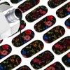 LabTabBa Semi Cured Gel Nail Strips - 20pcs Glaze Gel Nail Stickers, Salon Quality DIY Nail Wraps, Nail Stickers for Easy Application, UV Light Required
