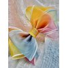 3 Pcs Hair bows For Girls. Gradient Rainbow hair Clips. Princess Bows. Colful Ribbon Hair Bows for girls.Handmade HairClips(Unique, Stylish, Vibrant, Charming,Pretty)