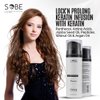 SOBE LUXE - Lock'n Prolong Keratin Infusion | with Keratin, Panthenol, Amino Acids, Jojoba Seed Oil, Peptides, Walnut Oil & Argan Oil - 4.4 Oz
