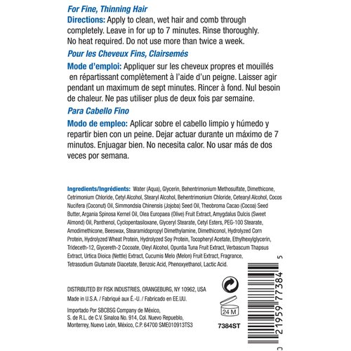 Excelsior Coconut Oil Hair Mask Packette .10 oz. (Pack of 12)