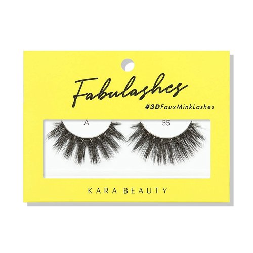 KARA BEAUTY FABULASHES 3D Faux Mink False Eyelashes - Style A55