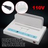 Thermal Binding Machine, 110V Book Binding Machine Max 50mm Binding Thickness A4 Document Heat Binder with Three Adjustable Time Settings for Bind Contracts, Reports, Book