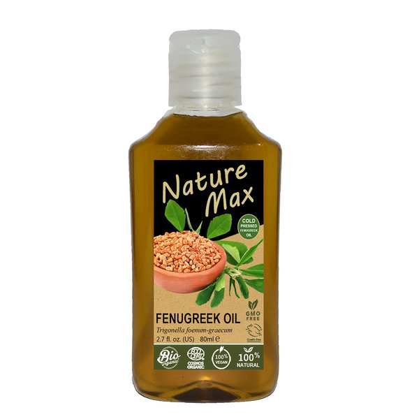 bonballoon Nature Mix Fenugreek Oil Essential Oils Organic Natural Undiluted Pure For Hair Growth Skin Health Care Massage Cold Pressed Premium Quality ( 2.70 oz / 80 ml ) زيت الحلبه, see pictures