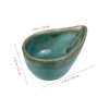 KALLORY Essential Oil Mixing Dish, Ceramic Facial Mask Mixing Bowl Aroma Oil Holder Small Spa Dishes for Salon