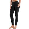 BUBBLELIME 25"/26"/27"/28" Out Pockets High Waist Yoga Pants Women Leggings Cross Pockets Pants_Black M(1)_26" Inseam