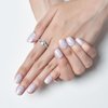 GLAMERMAID Press on Nails Extra Short Square, Handmade Black Cat Eye Gel Nails Polish Glue on Nails with Star, 30Pcs Reusable UV Finish Fake Nails Acrylic False Nails Manicure Kits for Women Gift