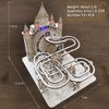 Music Park 3D Wooden Puzzles for Adults & Teenagers Machine Marble Run Wood Model Building Kits Science Educational Toys for Kids Gift Age14+