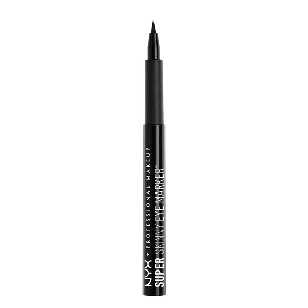 NYX PROFESSIONAL MAKEUP Super Skinny Eye Marker, Liquid Eyeliner, Carbon Black