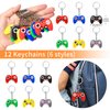 Winrayk Video Game Party Favors Birthday Supplies for Kids Bags Invisible Ink Pen Notebook Silicone Bracelet Stamper Keychain Tattoo Sticker 74 Pcs Game On Pinata Stuffer Gifts Boys Gamer Party Favors