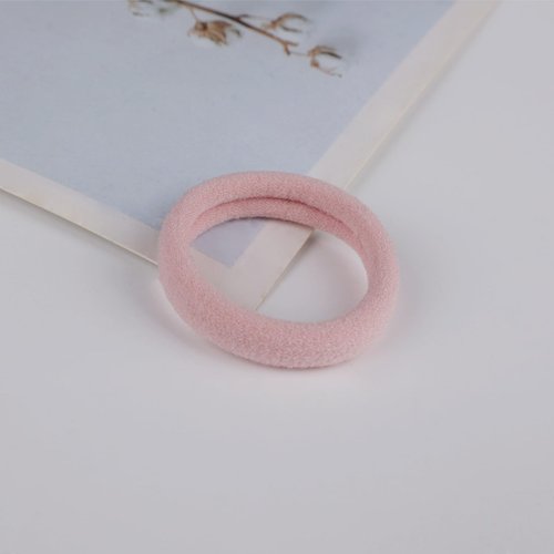50Pcs Seamless Hair Ties for Women Girls, Thick Cotton Hair Bands Seamless No Damage Hair Bands Colorful Elastic Hair Ties Ponytail Holder (Multicolor)