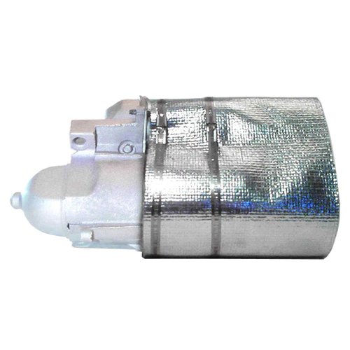 SWI Parts Starter Heat Shield (7" X 22" Wrap Kit W/2 Stainless Steel Zip Ties)
