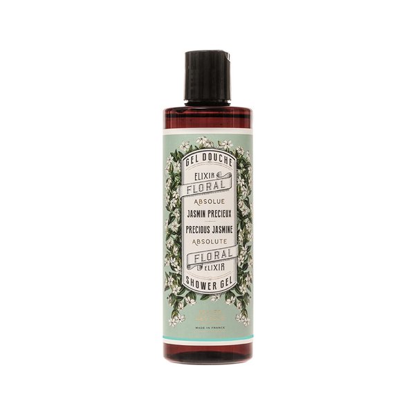 Panier des Sens – Jasmine Shower Gel - Foaming Body Wash Women & Men - Moisturizing Body Soap with Glycerin, Olive Oil - 95% Natural Ingredients Body Care - Vegan Liquid Body Wash - 8,45 floz