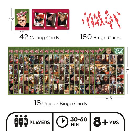 AQUARIUS - A Christmas Story Family Bingo Game
