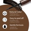 Easy Peel off Eyebrow Gel, Brown Tattoo Eyebrow Gel Easy Peel Off, Natural & Long-lasting Up to 3 Days Brow Color, Easy to Use at Home for Fuller Brows