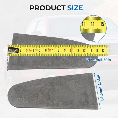 WIKIBB BMC Body Mount Chop Plates for Toyota Tacoma 2005-2021, 2PCS Weld-On Cab Mount Chop Kit Compatible with The Second & Third Generation Tacoma, CMC Replacement for Toyota Tacoma Accessories