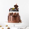 Dog Happy Birthday Cake Topper,Cute Puppy Pet Themed Bday Party Cake Decor,Dachshund Puppy Theme Kids Birthday Party Decorations