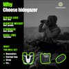 HIDEGAZER 12X25 High Powered Binoculars for Adults and Kids - Large View Compact Binoculars with Low Light Vision,Easy Focus Lightweight Binoculars for Travel,Hunting,Camping,Outdoor Sport