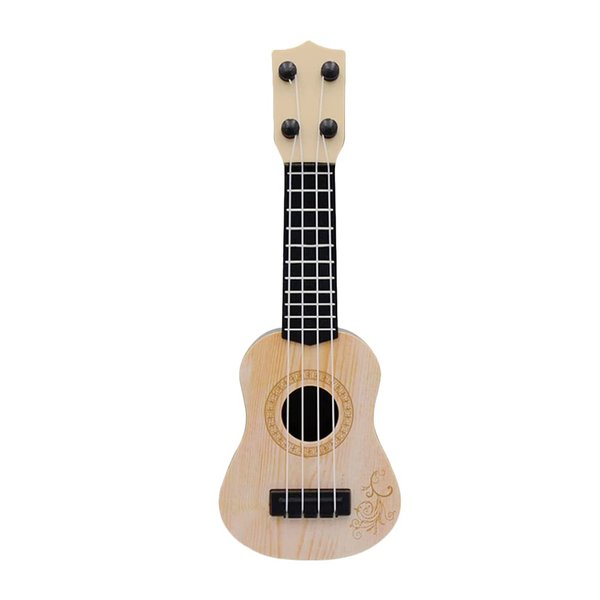 Kisangel 1pc Kids Toy Guitar Ukulele Guitar Musical Instrument Ukulele Musical Toy for Boys and Girls(Beige)
