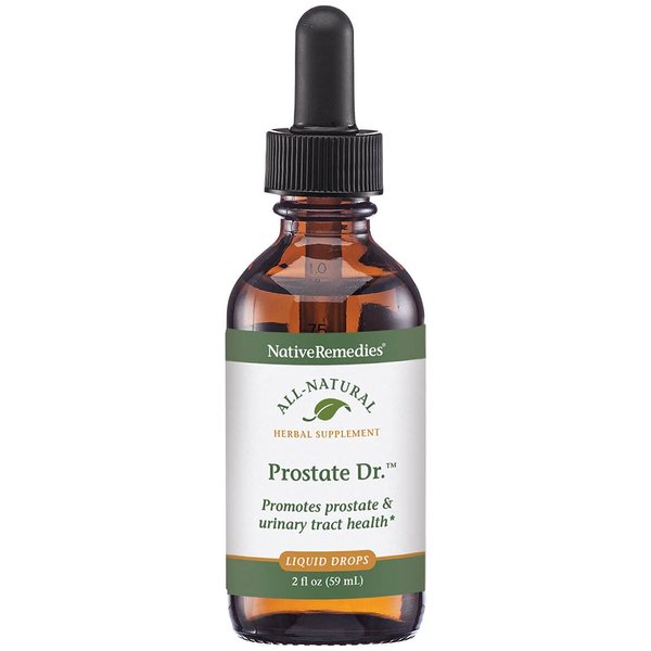 Native Remedies Prostate Dr. - All Natural Herbal Supplement Supports Prostate Gland Health and Urinary Tract Functioning - 59 mL