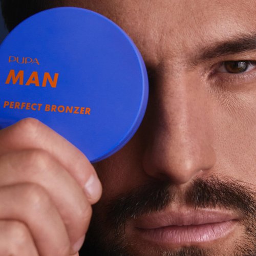 Pupa Milano Perfect Bronzer Perfecting Powder, 002, 0.229 oz - Bronzer Powder - Enriched with Cornstarch and Kaolin - Matte Bronzer - Makeup for Men
