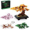 Taojiyuan Bonsai Tree Building Blocks, 4 in 1 Four Seasons Bonsai Tree Building Toy, Plant Collection Home Decoration Building Set DIY Adult Creative Gifts for Girls and Boys（529pcs
