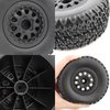 GDOOL 4-Pack 1:10 RC Rubber Car Tires On Road Tyres 12mm Hex Plastic Wheels Rims for Racing TT01 TT02 XV01 TA06 PTG2 94111 94188 94108 9125 X07 RC Cars