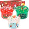 3 Pack Christmas Clear Slime Set, Christmas Slime Kids Clear Slime, Stress Reducing Toys, Party Gifts, Gifts for 6 Year Old Girls, Advent Calendar 2024, Slime for 4-6 Year Old Boys