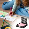 YBEATY Sticky Note Stencil Template Sticky Note Holder Reusable Self-Sticky Notes Pads Organizer Notes Dispenser for Home Office Precision Planning Organization to-Do Lists