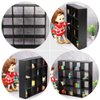 Home Decor Doll House Furniture Miniature Wooden Storage Rack 16 Grid Display Shelf Model Wooden Mini Doll House Furniture Accessories Decoration 1: 12 Storage Rack Locker Shelf