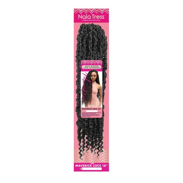 Janet Collection Crochet Braids Nala Tress Maverick Locs 18" (3-pack, 1)