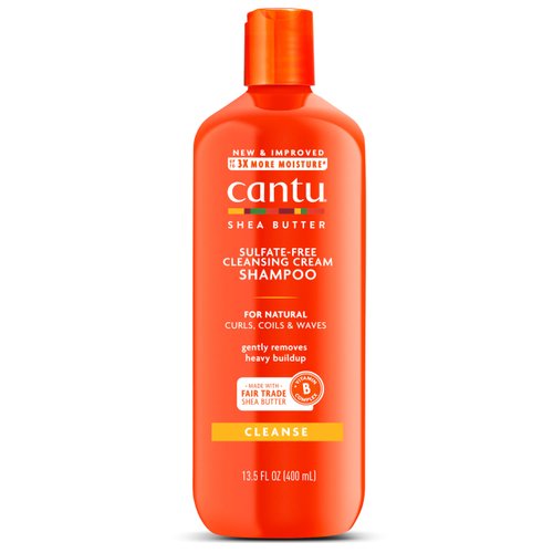 Cantu Shea Butter for Natural Hair Sulfate-Free Cleansing Cream Shampoo, 13.5 Ounce