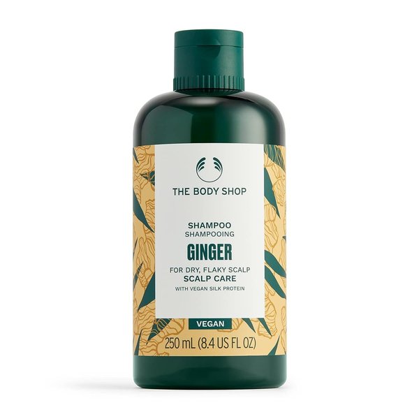 BEAUTY BRATS The Ginger Scalp Care Shampoo – For Dry, Flaky Scalp – With Vegan Silk Protein – 250ml