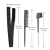 YTBYT 2 Pcs Wig Bands Lace Melting Bands Wig Elastic Bands with Combs and Hair Brush for Lace Front Wigs(Width 1 Inch)