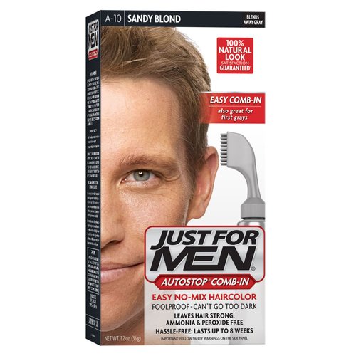 Just for Men Autostop Foolproof Hair Color, Sandy Blonde, 1 Count