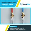 SharkBite 1/2 Inch x 3/4 Inch MHT Washing Machine Straight Valve, Push to Connect Brass Plumbing Fitting, PEX Pipe, Copper, CPVC, PE-RT, HDPE, 25559LF