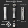 LAFULI Cigar Lighter, Cigar Punch, Cigar Draw Enhancer, Cigar Holder,All-in-one Refillable Butane Torch Lighter. Cigar Accessories(Gas Not Included)