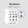 JeKaVis JF11W Big Button Phone for Elderly Amplified Corded Phones for Hearing Impaired Aid Senior Phone with Loud Handsfree Speakerphone Home Phone Landline
