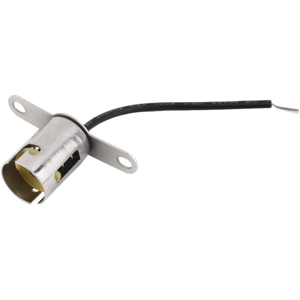 Ba15s 1156 Bayonet Type Silver Led Bulb Socket Car Lamp Holder Car Truc Automotive