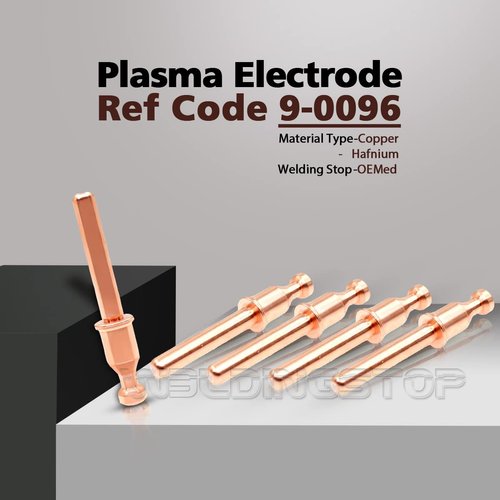 WeldingStop 9-0094 9-0096 SL40 Torch Plasma Electrode Tip fit Thermal Dynamics Cutmaster 42/12+ Plasma Cutter SL40 Plasma Torch Consumables 10pcs