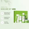 Green Tea Skincare Set For Teenage Girls, Green Tea Facial Kit With Cleanser,Toner,Eye Cream,Face Cream,Serum, Beauty Gifts For Women Girls, Skin Care Sets & Kits, Reduce Acne, Smooth