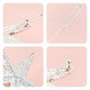 Framendino, 8 Pack Starfish Hair Clip Mermaid Hairpin Beach Sea Hair Pins for Girls Women Gold Silver