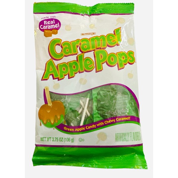 Caramel Apple Pops By Tootsie Pack of 3 Bags Total 15oz