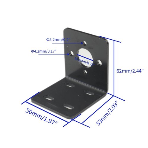 CONQUERALL Motor Bracket Metal Structure Rugged and Stable for 895 Series 12V/24V DC Motor Mounting Bracket